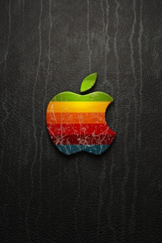 apple logo wallpaper. Oldschool Apple Logo