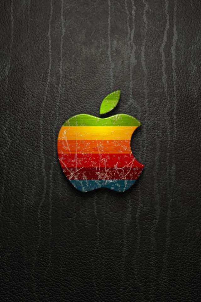 old school wallpaper. Oldschool Apple Logo