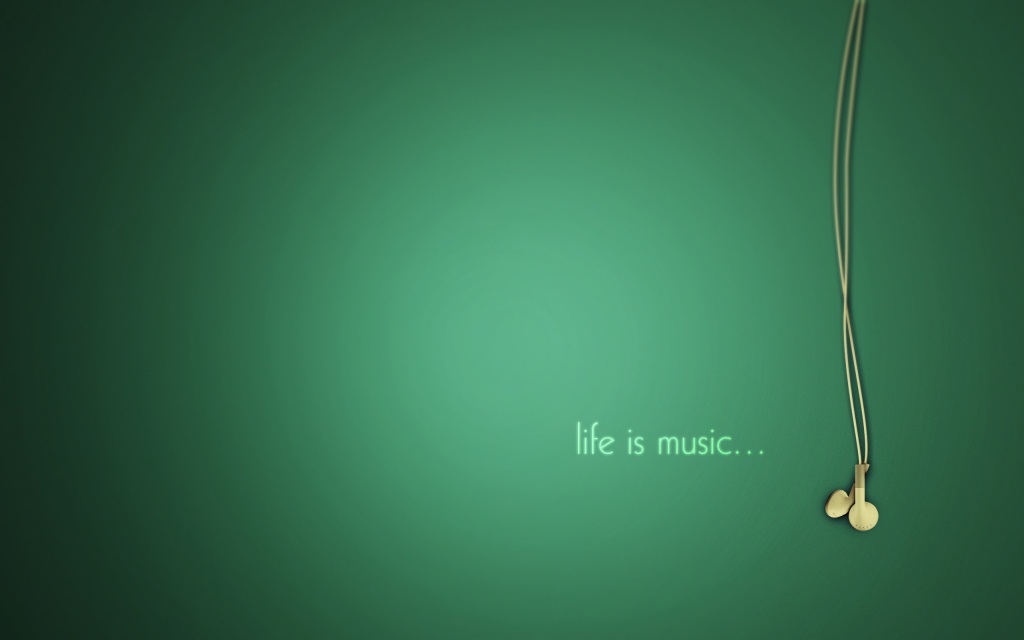 hd music wallpapers. HD Life is Music wallpaper