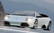 White Lamborghini Murcielago LP 640