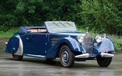 Blue Bugatti Type 57 Stelvio 1937