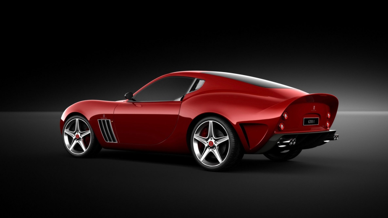 Ferrari 599 GTO Vandenbrink, back side view