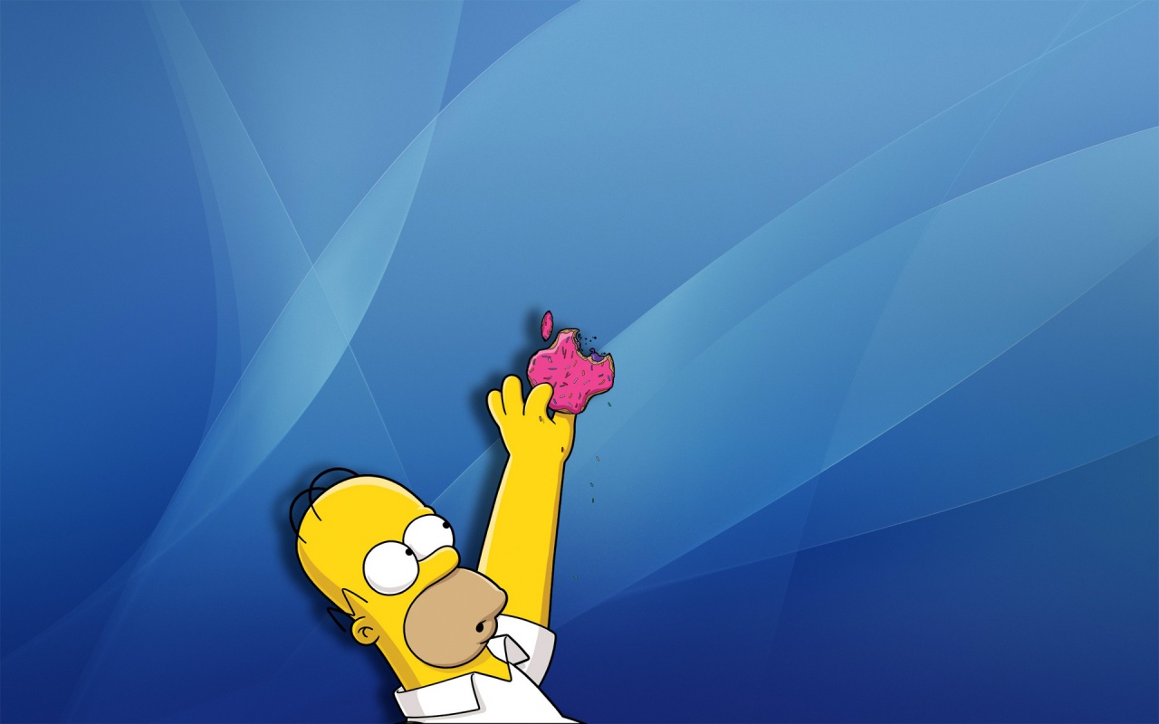Apple Comic Homer Simpson