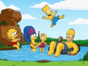 The Simpsons Family on Vacation