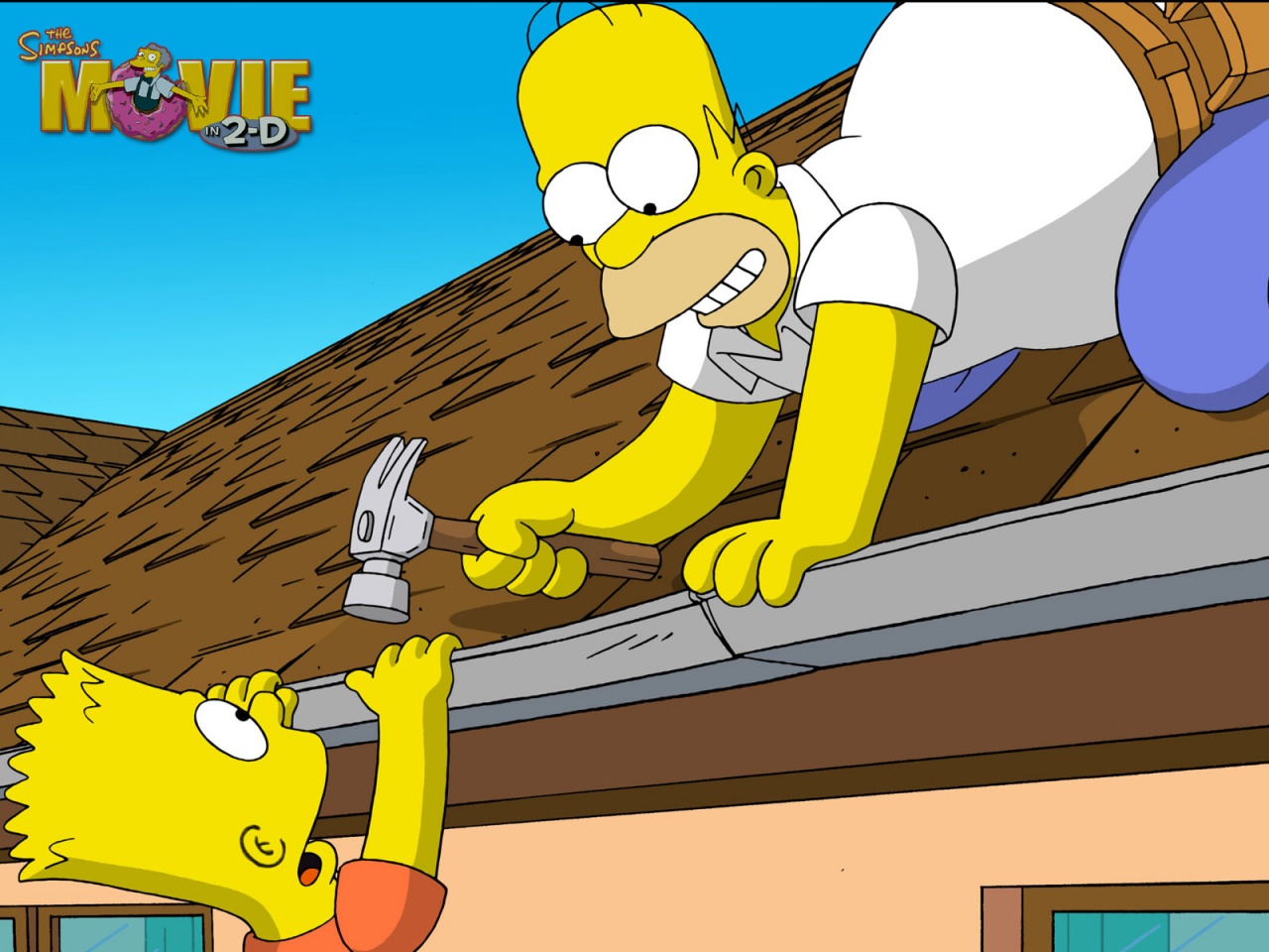 The Simpsons Movie - Roof Repairs