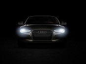 2009 Audi Sportback Concept Front Lights Black