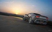 Lotus Elise at Sunset on the Track