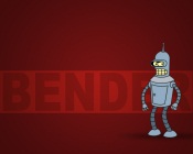 Futurama: Bender (Red Background)
