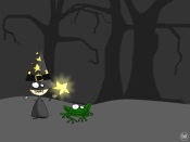 Halloween - Wizard and a Frog