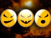 Halloween - Three Pumpkins
