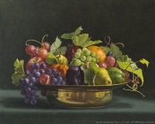 Donna Surprenant: Fruit Bowl With Grape Leaves