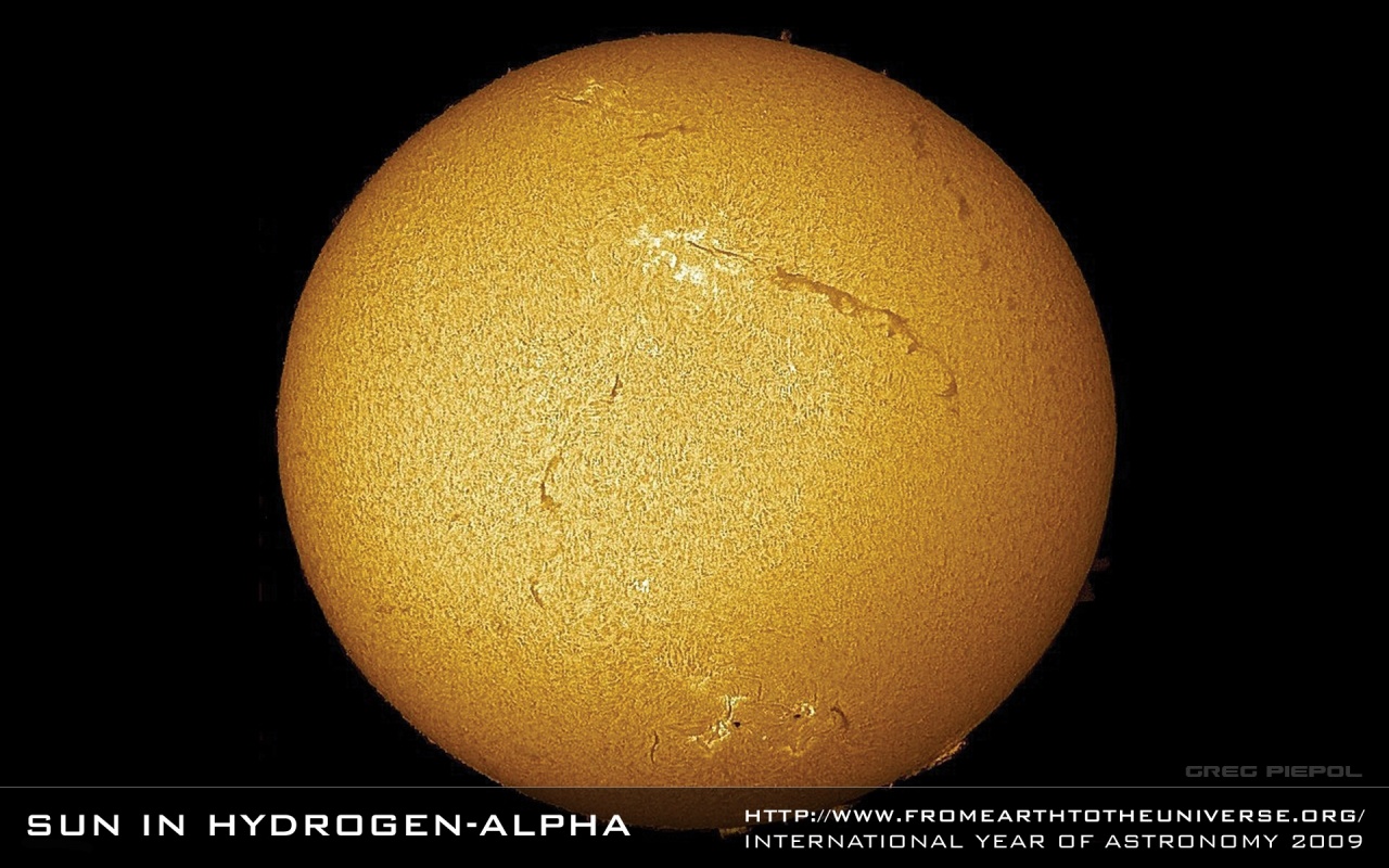 Sun in Hydrogen-Alpha