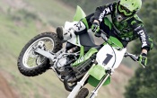 Motocross - Green Kawasaki