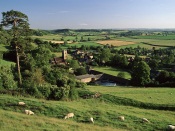 Corton Denham Village, Somerset, England