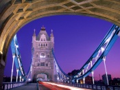 Crossing Over,Tower Bridge, London, England