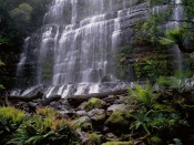Russell Falls, Mount Field National Park, Tasmania, Australia