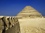 Cobra Figures and the Step Pyramid, Saqqara, Egypt