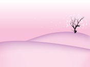 Sakura Tree, Pink Background