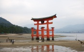 Otorii of Itsukushima-jinja Shrine view, Japan