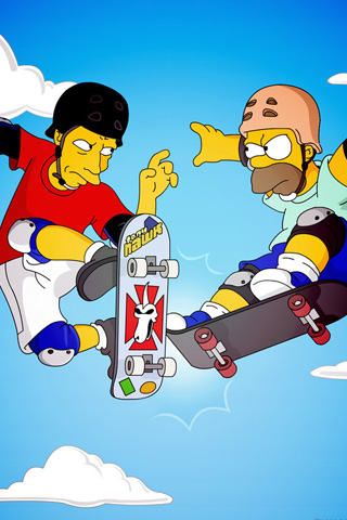 Homer Simpson vs Tony Hawk