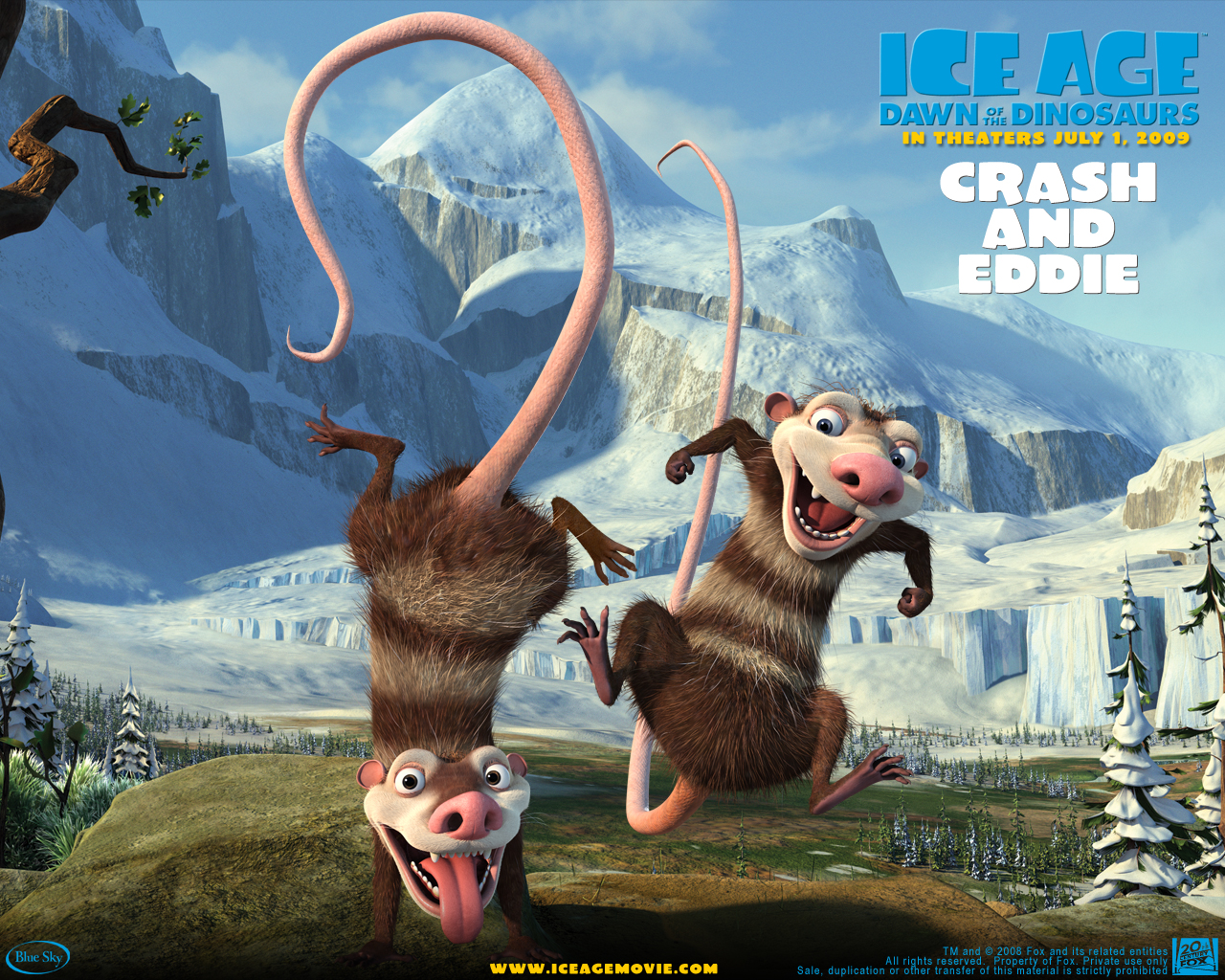 Ice Age Dawn of the Dinosaurs: Crash and Eddie