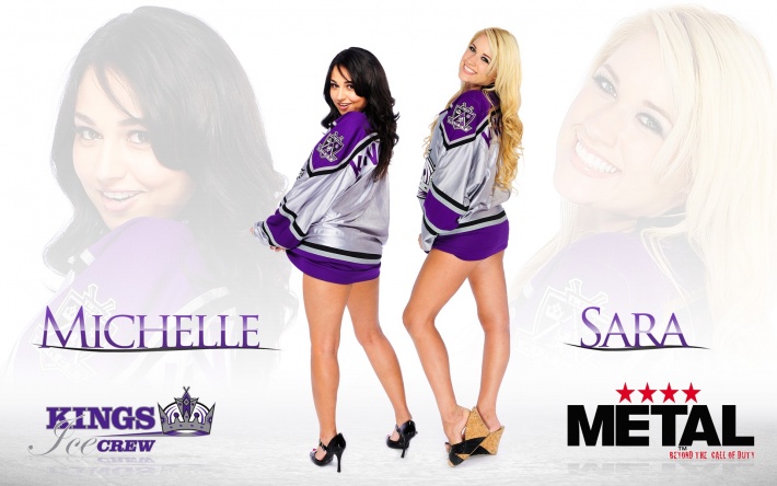 Los Angeles Kings Ice Crew - Michelle and Sara