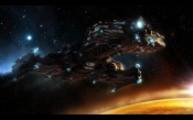 StarCraft II Backgrounds - Battle Cruiser