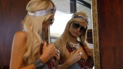 Paris Hilton and Her Reflection