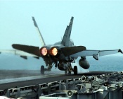 F18 Hornet Taking Off