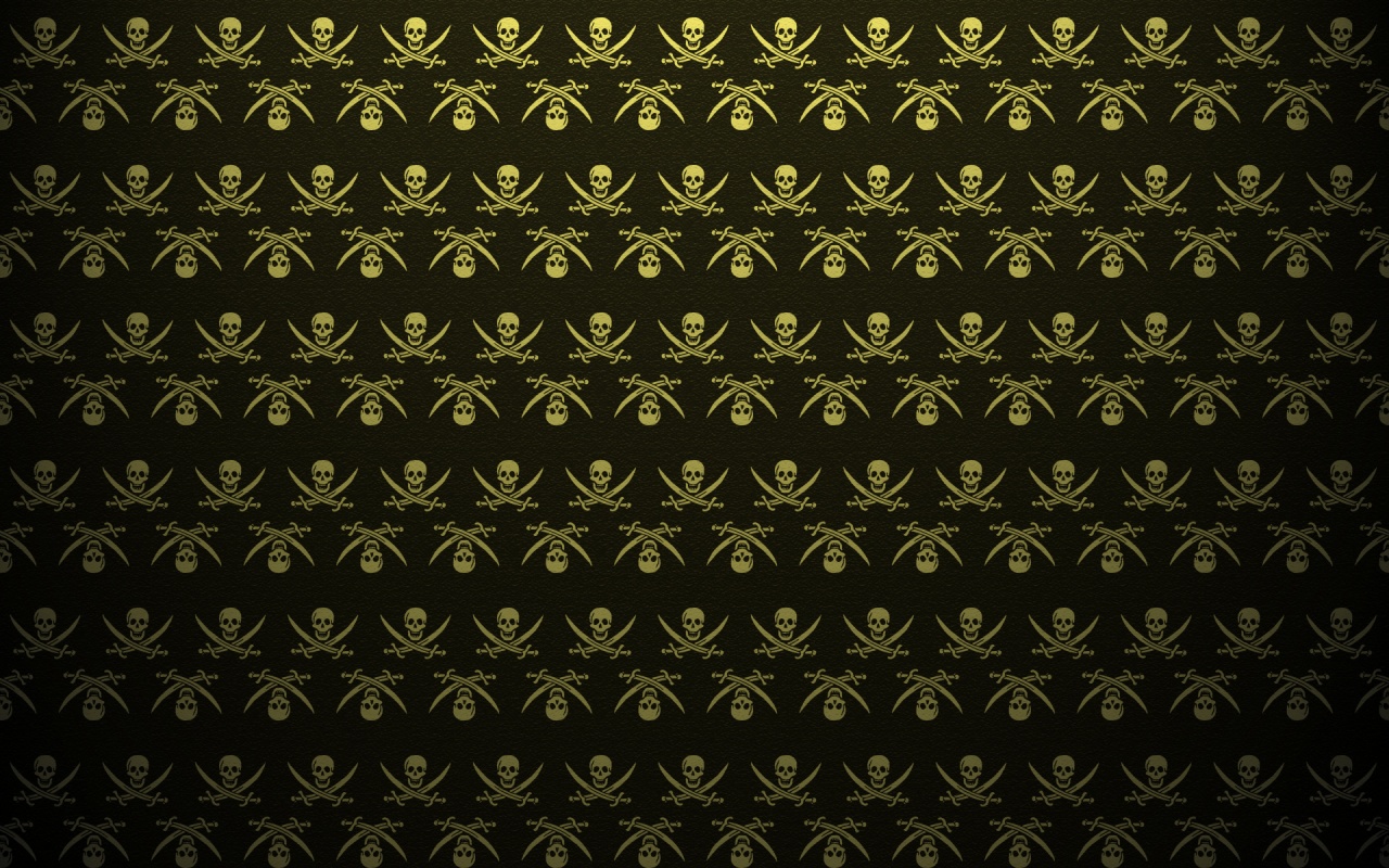 Pirate Pattern Wallpaper