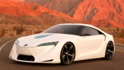 White Toyota FT-HS Concept