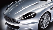 Silver Aston Martin DBS