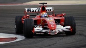 Ferrari 248 F1 on the Track