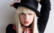 Lady Gaga With in Black Hat