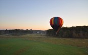 Air Balloon Landing, NY, USA