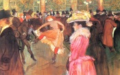 Henri De Toulouse Lautrec, At The Moulin Rouge, 1890, Philadelphia Museum Of Art