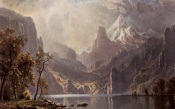 Albert Bierstadt, Lake Tahoe , Fogg Art Museum, Cambridge