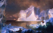 Edwin Frederic Church, The Icebergs, 1861, Dallas Museum Of Art