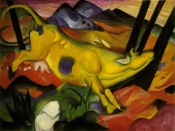 Franz Marc, The Yellow Cow, 1911, New York, Guggenheim Museum