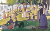Georges Seurat, Sunday Afternoon On The Island Of La Grande Jatte, 1884, Chicago, Art Institute