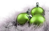 Green Christmas Balls