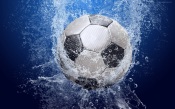 Soccer Ball In The Water