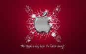 Apple Logo. An Apple A Day Keeps The Doctor Away