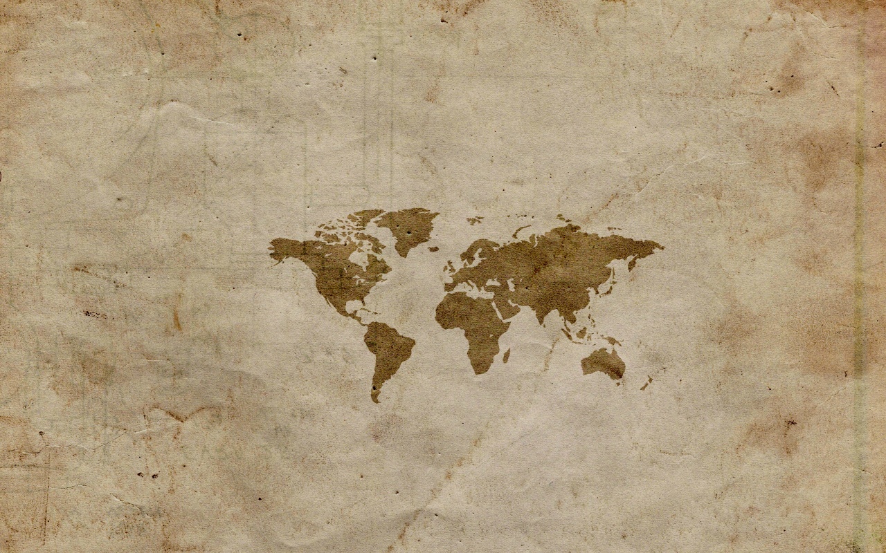 Grungy World Map