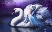 The Girl on the Swan