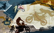 Sport in Vector. Moto Trial