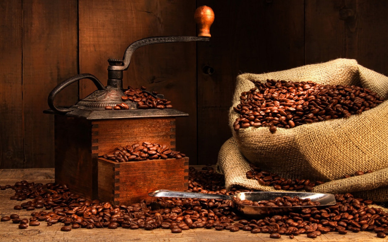 Coffee Beans, Coffee Mill