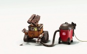 Wall-E and a Vacuum Cleaner