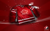 Red Sweater. Hockey. Canada
