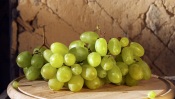 A Bunch of White Grapes